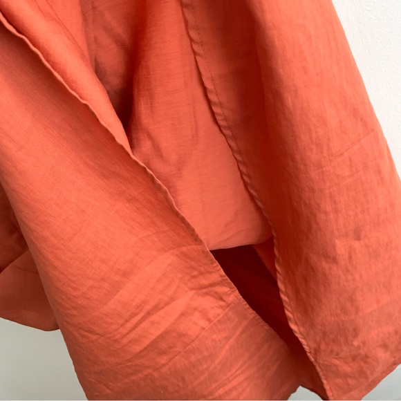 Eloquii Cotton Peach Babydoll Summer Maxi Dress - Picture 4 of 7